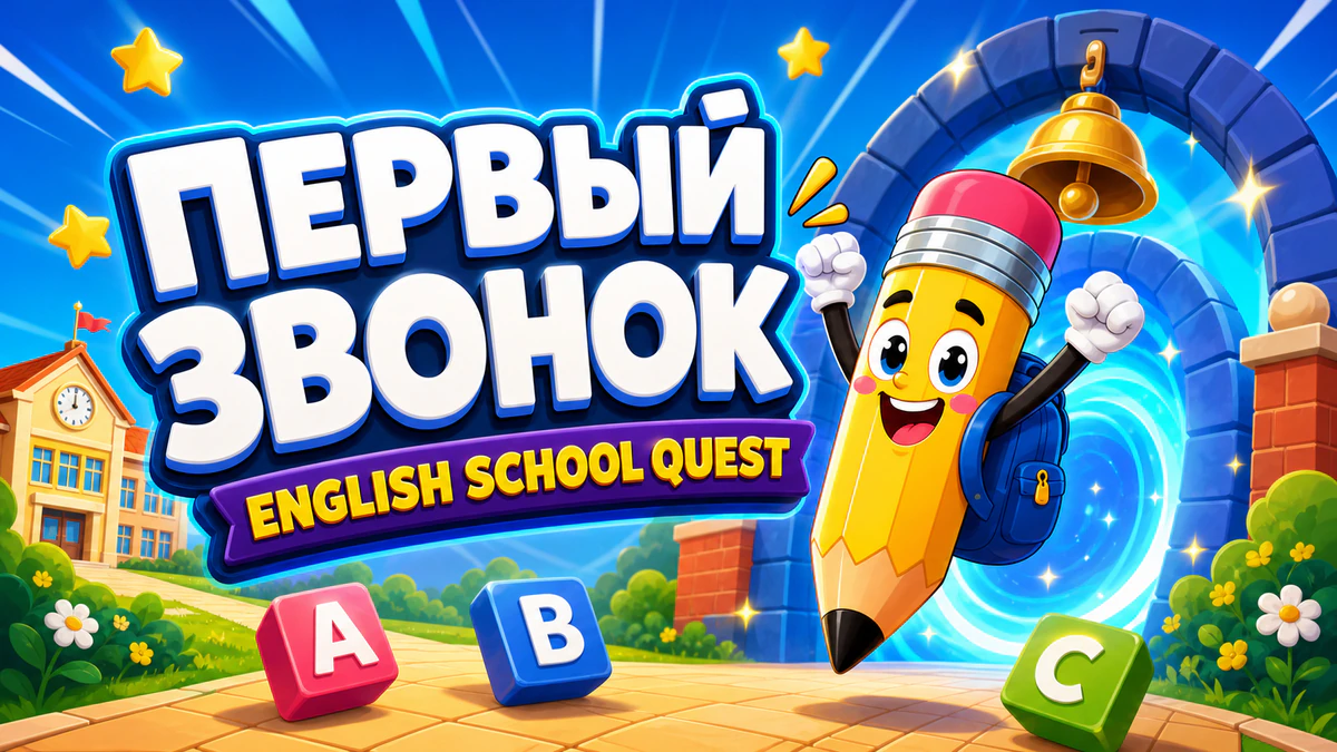 Обложка игры Первый звонок: English School Quest